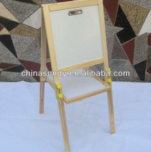 Los niños no tóxico <span class=keywords><strong>doble</strong></span> plegable borrable <span class=keywords><strong>caballete</strong></span> de madera - Product Image 5