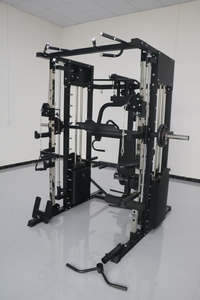 Equipo <span class=keywords><strong>de</strong></span> Gimnasio en Casa Más Vendido: Máquina Smith para Sentadillas, Estación Multifunción para Entrenamiento <span class=keywords><strong>de</strong></span> Pecho, Espalda y Brazos, Ejercicio <span class=keywords><strong>de</strong></span> Fuerza - Product Image 4