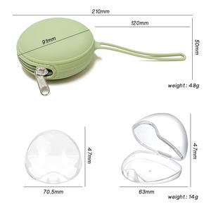 Soporte de chupete de silicona personalizado y estuche de almacenamiento para 0-12 meses con logotipo - Product Image 3