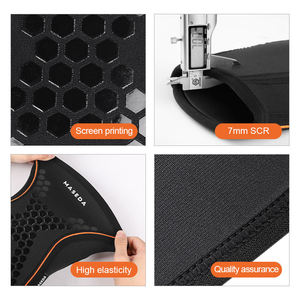 Genouillères de compression en néoprène de 7 mm d'épaisseur, antidérapantes, flexibles, pour la musculation, avec logo personnalisé - Product Image 2