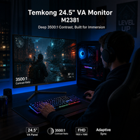 24 İnç FHD IPS Monitör 100Hz Dahili USB Hub 300cd/m² HDMI VGA İnce Çerçeve VESA Ofis Oyun OEM Özel