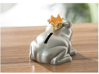 Fournisseur HY Aliexpress - Tirelire en métal Princesse Grenouille, tirelire créative en alliage de zinc, cadeau