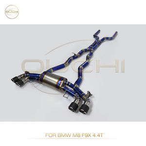 Escape de aleación de titanio OUCHI Catback para <span class=keywords><strong>BMW</strong></span> <span class=keywords><strong>M8</strong></span> F9X 2018 + 4,4 T S63 <span class=keywords><strong>V8</strong></span> con válvulas de silenciador accesorios de coche sistema de escape de tubos - Product Image 2