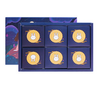 Emballages personnalisés de boîtes à gâteau en forme de lune, 4/6 tasses, emballage pour cadeaux de saint-valentin, vente en gros, livraison gratuite en chine