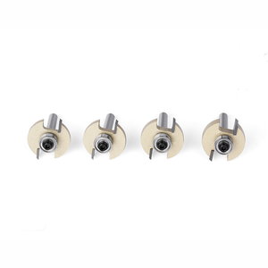 Fraise à double tranchant en T de qualité professionnelle avec queue de 1/4 po, fraise à rainurer pour roulements, fraise à bois britannique - Product Image 6