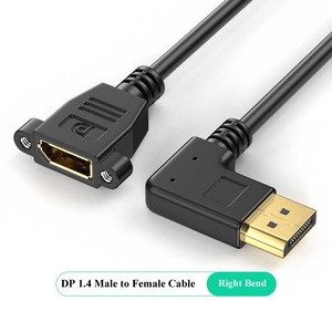 Câble d'extension plaqué or pour homme et femme, gaine en PVC, cuivre sans oxygène 4K/60Hz pour connexion HDTV, moniteur, ordinateur - Product Image 2