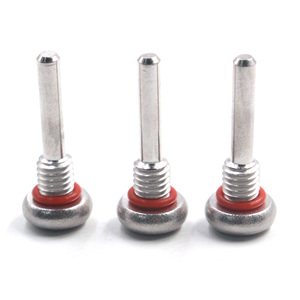 Bán buôn thép không gỉ 304 316 Vít đầu tròn Torx pin ổ khe cắm một phần Chủ Đề niêm phong vít với màu đỏ Gasket - Product Image 2