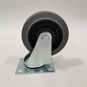 CMCL 4 Zoll antistatische Rollenrad grau Werkstatt Rollenrad ESD TPR-Rolle - Product Image 4