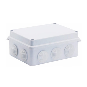Caja de empalme Universal para proyectos eléctricos, carcasa de plástico ABS a prueba de polvo, impermeable IP65, color blanco, 15,7x13,8x4,7 pulgadas - Product Image 1
