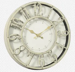 X1409 Home Decoration Retro Number Frame and Paper Customized Plastic Wall Clock New Product