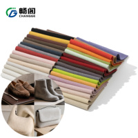 Antilope tibétaine double face cachemire respirant synthétique doux élastique daim tissu cuir pour chaussures