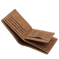 Dompet Kartu Windows Money Pockets, Lipat Pendek untuk Bisnis, Kulit PU Anti Maling RFID, Desain Benang Terbuka, Aksen Berlian Poliester