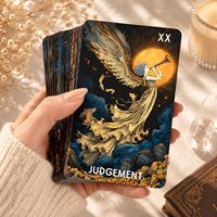 Cartes de tarot personnalisées en gros, jeu de 78 cartes avec guide, impression couleur 400G, coffret, OEM ODM