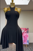 Vestido Midi Casual de Verano para Mujer, Sexy, Liso, Teñido Natural, Sin Tirantes, de Punto Acanalado, con Nudo en el Busto, Ajustado al Cuerpo, a la Moda