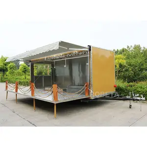 Centro di insegnamento ceramico mobile all'aperto del rimorchio di eventi mobili del negozio mobile pieghevole