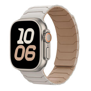 Correa de Silicona para Reloj Apple Watch S 10 11 46mm Ultra 49mm SE 44mm 42mm 38mm, Correa Magnética de Doble Color - Product Image 5