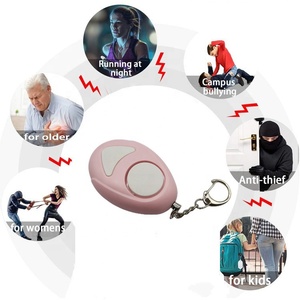 Nouveaux outils 2025 130DB Recharge Portable d'urgence SOS sécurité auto-défense alarme porte-clés alarme personnelle pour femmes enfants - Product Image 1