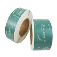 Prix d'usine Papier synthétique de qualité supérieure résistant aux rayures Étiquettes en étain pour thé au toucher doux Fournisseur d'étiquettes pour boîtes de thé collantes
