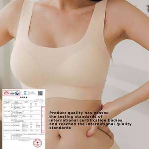 <span class=keywords><strong>Reggiseno</strong></span> da donna senza cuciture in maglia, con supporto per seni grandi, riduce il seno laterale che si abbassa, senza ferretto, coppa 3/4, ODM, modello canotta con schiena a U - Product Image 2