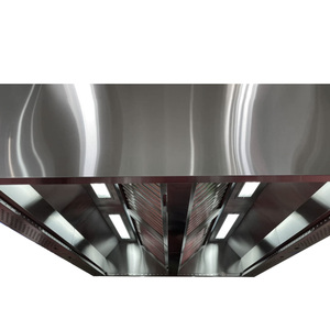 เครื่องดูดควันแบบเกาะสไตล์เชิงพาณิชย์ สแตนเลส สำหรับเตาทำอาหาร ระบบดูดควันไฟฟ้า พร้อมระบบเติมอากาศสะอาด ใช้ในครัว แบบระบายอากาศ สำหรับใช้ในสหรัฐอเมริกา - Product Image 5