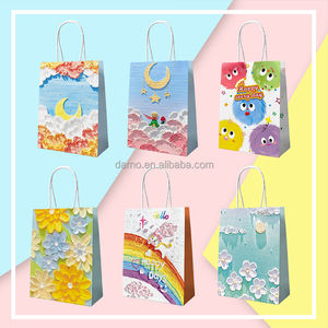 Bolsas de regalo de papel <span class=keywords><strong>azul</strong></span> oscuro para compras de comestibles, 5x5, diseño de bolsa de papel <span class=keywords><strong>azul</strong></span> marino elegante, <span class=keywords><strong>precio</strong></span> minorista para embalaje de bebidas - Product Image 4