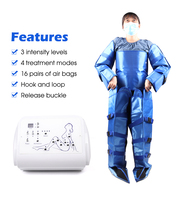 Appareil de pressothérapie aérienne pour drainage lymphatique, combinaison de compression, machine de massage détoxifiante et amincissante, soulagement de la douleur, remodelage corporel, système de drainage lymphatique