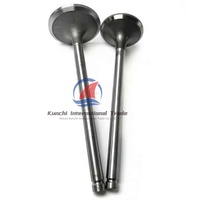 Katup Intake Exhaust Berkualitas Tinggi Merek KC Berlapis Krom/Poles untuk Audi Volkswagen EA888 GEN2 GEN3 Pengganti Katup Tappet