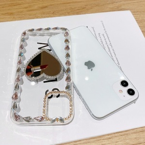 Funda <span class=keywords><strong>de</strong></span> <span class=keywords><strong>maquillaje</strong></span> para teléfono móvil, carcasa transparente con espejo para iphone 13 pro 13 pro <span class=keywords><strong>max</strong></span> 2022 - Product Image 6