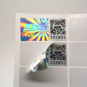 Wholesale Holographic Sticker Label Custom Transparent Hologram Stickers 3d Hologram Label