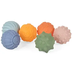 6 PCS Squeeze Mesh Stress Relief Squishy Ball Sensory Stress Balls Fidget Toys For Kids