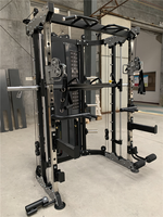 Home Gym Brouilleur Bras Système Multifonction Formateur Smith Machine Puissance Squat Rack DY-6000