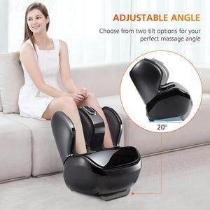 Etiqueta privada Pies Relajación Eléctrica Presión de aire Masajeador de piernas Vibración Amasado profundo Calor infrarrojo Shiatsu Masajeador de pies - Product Image 6