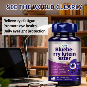 OEM/ODM Comprimés naturels pour plantes de soin des yeux Comprimés d'ester de lutéine de myrtille Comprimés de supplément de vitamines pour la protection des yeux - Product Image 3