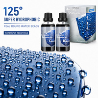 Revêtement Céramique au Graphène Anti-Graffiti OEM en Gros 125 °   Cire liquide professionnelle super hydrophobe à double couche Contact Water Angle