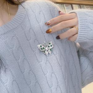 Broche de Perlas de Agua Dulce Naturales de 7-8 mm, Corsage Exquisito para un Público Elegante, Broche de Perlas Brillantes para Suéter o Abrigo - Product Image 4