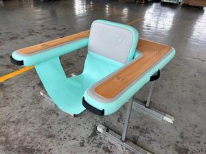 Divano Gonfiabile a Goccia d'Acqua Blu, Sedia DWF, Galleggianti per Piscina, Lettino Gonfiabile per Lago e Fiume - Product Image 4