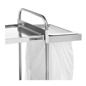 Carrello Porta Rifiuti F0260209 con Supporto per Sacchi per Uso Commerciale - Product Image 1