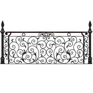 Outdoor Wrought Iron Balcony Metal Terrace Railings Designs Modern Balustrades Stair Handrail