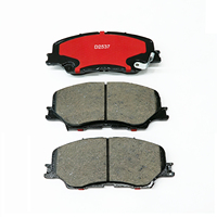 Kampas Rem Keramik Depan untuk Isuzu Mu-x D-max Suv D2537 5-87615-064-0 Mux 2020 Produsen Kampas Rem Harga Kampas Rem Cakram