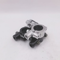 1 support de fixation 22 mm/10 mm pour rétroviseur de moto, adaptateur de guidon pour Honda