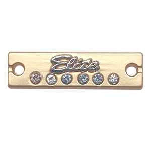 Kim Loại Tùy chỉnh quần áo logo nhãn in dập nổi Debossed thẻ tên cho hàng may mặc may tấm thẻ - Product Image 1