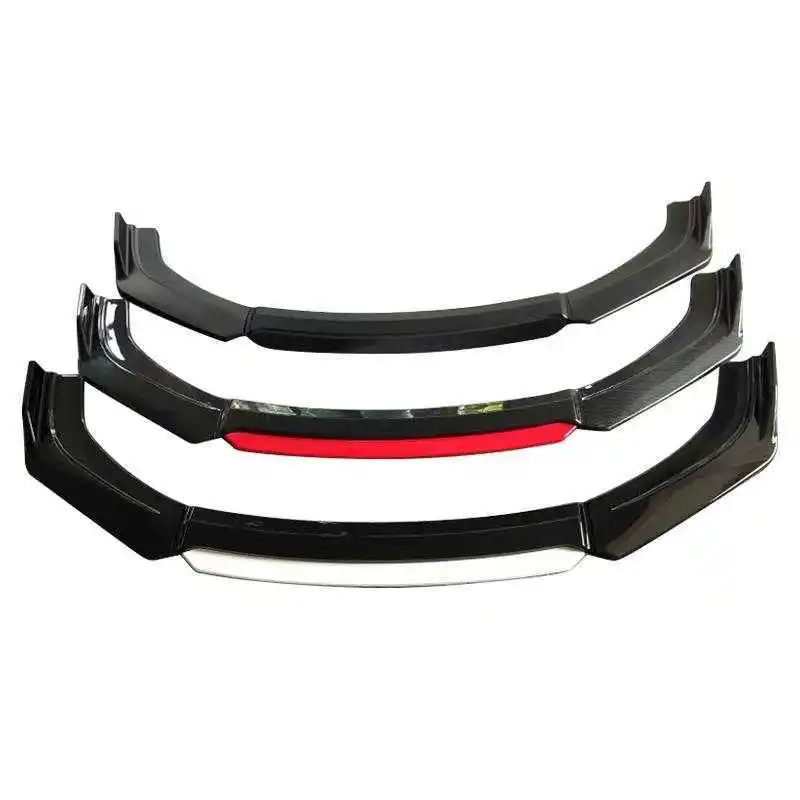 Vordere Lippe 4 pz ogni Set di montaggio universale paraurti anteriore Splitter alette corpo Spoiler