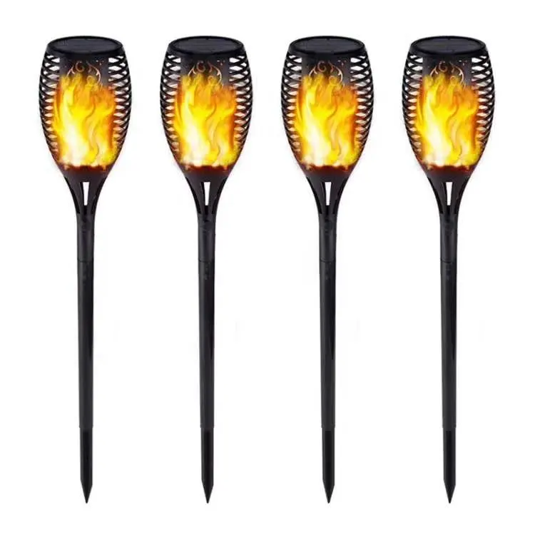 Solar Torch Lights,Flickering Flame Solar Torches Dancing Flames Waterproof Landscape Decoration Lighting Dusk to Dawn Outdoor S