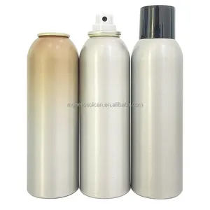 OEM Aluminum Can Cosmetics Spray Aerosol Aluminum Can with Valve and Plastic Cap