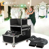 Machine à fumée à base d'eau JC Light pour scène de mariage et de fête, DMX512, télécommande, 4000W, faible émission de fumée, avec garantie d'un an