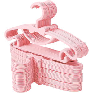 Cintres pour enfants en plastique à nœud papillon, antidérapants, de couleur fantaisie, en gros - Product Image 1