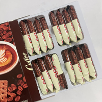 Biskuit Rasa Kopi Tipis Renyah Manis 15g Camilan Lezat untuk Teh Sore