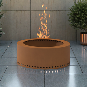 Estufa <span class=keywords><strong>de</strong></span> <span class=keywords><strong>Leña</strong></span> Multifuncional para Exteriores, sin Humo, <span class=keywords><strong>de</strong></span> Acero Corten, Brasero para Exteriores - Product Image 2