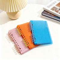 Carnet à spirales avec fermeture élastique de la marque JSF, format A7, pour étudiants, avec couleur et logo personnalisés