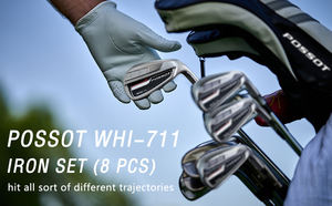 ゴルフアイアン8ピース右手ゴルフアイアンセットゴムグリップ付きユニセックス - Product Image 4